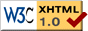 Eh oui, mon site est homologu� valide pour le code source HTML